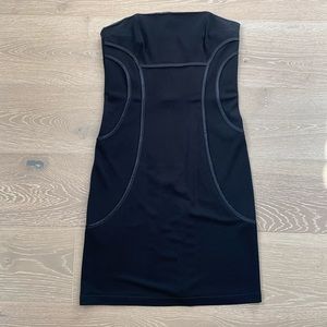 ABS Allen Schwartz Black Strapless Cocktail Dress